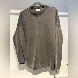Joah Brown Oversized Long Sleeve T Shirt